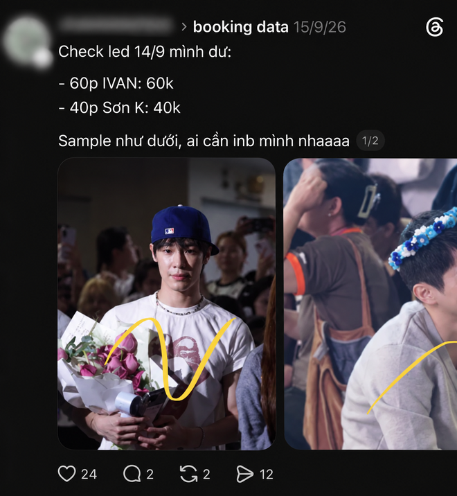 Phía sau những dòng “dư data, ib booking” rộ lên trên Threads: Cơn sốt ảnh sao Việt và vùng xám của văn hóa người hâm mộ - Ảnh 8.