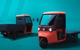 "Tân binh" xe tải điện siêu mini: Thiết kế độc lạ, chạy 90km/1 lần sạc, tải trọng 540kg