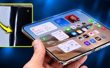 Màn hình iPhone Duo lộ nhiều nếp nhăn sau khi bóc lớp phủ nano