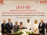 Sau khi chiêu mộ ông Võ Quang Huệ, Vingroup chính thức bắt tay Bosch Việt Nam sản xuất ô tô, xe máy điện Sau khi chiêu mộ ông Võ Quang Huệ, Vingroup chính thức bắt tay Bosch Việt Nam sản xuất ô tô, xe máy điện