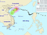 Bão số 11 giật cấp 13 đang tiến gần bờ Bão số 11 giật cấp 13 đang tiến gần bờ