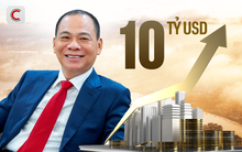 Tài sản của tỷ phú Phạm Nhật Vượng vượt mốc 10 tỷ USD