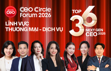 Vinh danh Top 36 Next Gen CEO 2025 khối Thương mại – Dịch vụ: Thế hệ lãnh đạo mới của các ngành bám sát người tiêu dùng