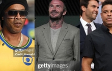 Khán đài hot nhất World Cup: Beckham diện vest phong độ, "người ngoài hành tinh" Ronaldo, huyền thoại Ronaldinho cùng hội ngộ