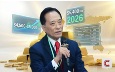 TS. Nguyễn Trí Hiếu dự báo giá vàng có thể lên tới 5.000 USD/ounce nhưng nếu dòng tiền vẫn tiếp tục đổ vào thì rủi ro rất lớn