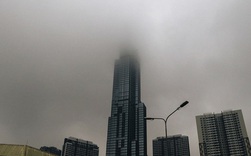 Ảnh: Tòa nhà Landmark81 mất tích trong sương mù, trời Sài Gòn se se lạnh vào sáng đầu tuần