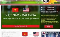 VFF: Trên 39 triệu lượt truy cập website bán vé chung kết lượt về giữa Việt Nam vs Malaysia VFF: Trên 39 triệu lượt truy cập website bán vé chung kết lượt về giữa Việt Nam vs Malaysia