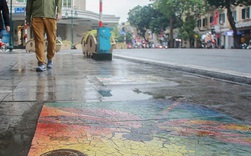 Ảnh: Nắp cống, hố ga “vô tri, vô giác” tại phố đi bộ Hà Nội biến thành tác phẩm nghệ thuật đẹp như tranh vẽ