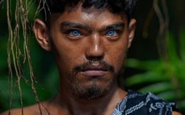 Sự thật đằng sau những đôi mắt xanh tuyệt đẹp phát sáng trong đêm tối của người dân bộ tộc "mắt biếc" kỳ lạ