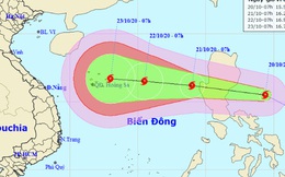 Áp thấp nhiệt đới thành bão số 8, có lúc giật cấp 14 và hướng vào miền Trung