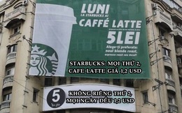 Cách một thương hiệu cà phê ‘cò con’ đánh gục Starbucks chỉ bằng bảng quảng cáo
