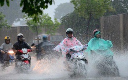 Đón không khí lạnh giữa mùa hè, Hà Nội và các tỉnh Bắc Bộ mưa dông diện rộng