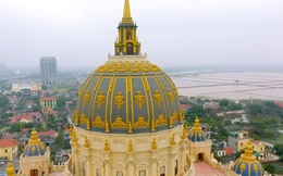 Chiêm ngưỡng lâu đài mạ vàng gây choáng của đại gia Ninh Bình