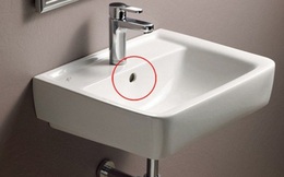 Lỗ nhỏ trên bồn rửa mặt, hình ảnh rất quen thuộc nhưng không phải ai cũng biết vì sao nó lại ở đó