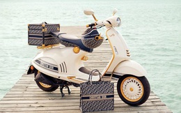 Vespa hợp tác cùng thương hiệu thời trang Christian Dior ra mắt phiên bản giới hạn