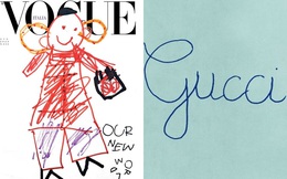 Nối gót Gucci, Vogue Ý cũng post ảnh bìa được vẽ nguệch ngoạc nhưng ý nghĩa đằng sau lại thật ấm lòng