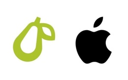 Apple cho rằng logo quả lê này giống với quả táo của mình, yêu cầu công ty sử dụng phải thay đổi thiết kế