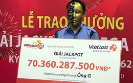 9x ở Hà Nội trúng Vietlott hơn 70 tỷ sau khi mua 1 vé số 10 nghìn đồng