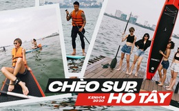 Một buổi chèo SUP hồ Tây: Tuy không được phép “nhún nhảy” nhưng vẫn mê chữ ê kéo dài