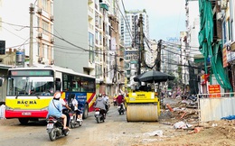 Tuyến đường dài hơn 400 mét ở Hà Nội thi công ba năm chưa về đích