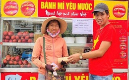 'Bánh mì yêu nước' ấm lòng người khó khăn