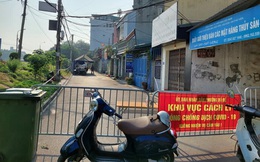 Hà Nội: Phong tỏa tạm thời con ngõ xuất hiện 3 ca mắc COVID-19 cộng đồng ở Long Biên