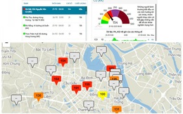 Chất lượng không khí ở Hà Nội xuống mức rất xấu