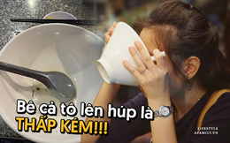 "Bê cả tô Phở lên húp là hành vi của kẻ phàm phu tục tử"?