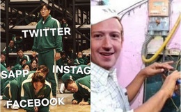 Internet ngập tràn meme sau vụ Facebook ‘bay màu’: Từ ăn theo Squid Game đến ảnh Mark Zuckerberg tự tay khắc phục sự cố