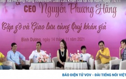 Làm rõ các phát ngôn nhục mạ báo chí tại buổi livestream của bà Nguyễn Phương Hằng