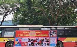 Cấp Căn cước công dân gắn chíp trên xe buýt tại Hà Nội