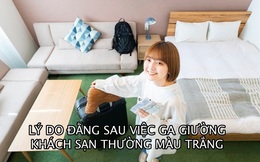 Tại sao các khách sạn thường dùng ga gối màu trắng dù đây là màu dễ bẩn nhất?