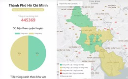 TP HCM chỉ còn "vùng xanh", "vùng vàng"