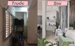 Ngỡ ngàng với vẻ đẹp của căn hộ chung cư cũ ở Sài Gòn sau cải tạo theo gam màu "siêu nịnh mắt", chi phí chỉ 270 triệu