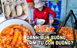 Gánh bún suông cực hiếm ở Sài Gòn truyền nhau đến 3 đời và lời đồn nấu bún từ con đuông khiến nhiều người cực tò mò