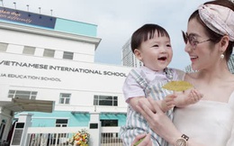Á hậu kết hôn với thiếu gia ngành xây dựng, con trai sinh ra đã ngậm thìa vàng, 2 tuổi được bố mẹ gửi gắm vào trường học phí đắt nhất Hà thành