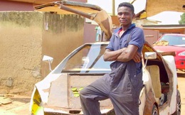 Ở tuổi 18, "Elon Musk của Ghana" tự tay tạo ra ô tô chỉ từ sắt vụn và chí lớn