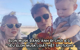Elon Musk đăng ảnh đi chơi 8/3, ‘tiểu Elon Musk’ chiếm trọn 'spotlight' của bố mẹ