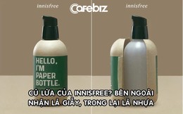 Ghi nhãn ‘Tôi là chai giấy’ nhưng bên trong là nhựa, hãng mỹ phẩm Innisfree bị người dùng tố ‘giả dối, phản bội'