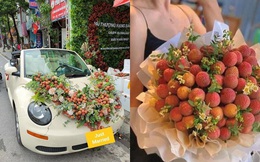 Thanh niên Bắc Giang chơi lớn không dùng hoa mà mua vải để trang trí xe cưới khiến dân mạng hết lời khen ngợi vì hành động nghĩa tình