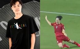 Văn Toàn in khoảnh khắc vấp ngã của mình ở trận đấu với Malaysia lên áo rồi mang đi bán, đúng là cầu thủ nhưng vẫn phải tranh thủ thì mới giàu!?