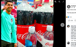 Sau cú gạt tay thổi bay 4 tỷ đô của Ronaldo, Coca Cola bán chai lớn tặng kèm nước lọc?