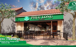 Phúc Long mở cửa hàng đầu tiên tại Mỹ: Thiết kế đậm chất Việt Nam với sân gạch đỏ, nhà mái ngói, tường khắc hoạ hình ảnh đồi chè