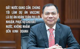 Tỷ phú Phạm Nhật Vượng lần đầu chia sẻ về việc thành lập công ty sản xuất vaccine VinBiocare: Hoàn toàn phi lợi nhuận và phục vụ cho đất nước
