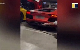 Trung Quốc: Thanh niên dùng ống xả Lamborghini Aventador nướng thịt, nướng luôn cả xe