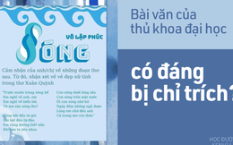 Những áng văn "không mẫu": Đừng chỉ trích văn chương bằng những ngôn từ xấu xí