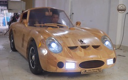 Thợ Việt đổi Ferrari 250 gỗ chế tác trong 70 ngày lấy Mercedes-Benz GLC