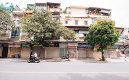 Các con phố buôn bán tại Hà Nội vẫn im lìm chờ ngày mở cửa trở lại