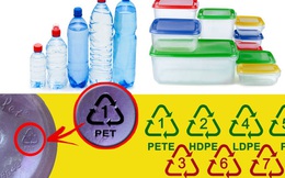 Đừng bao giờ sử dụng chai hộp nhựa có ký hiệu 3,6,7 để đựng nước và thực phẩm, đây là lý do tại sao