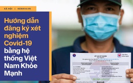 INFOGRAPHIC: Hướng dẫn đăng ký xét nghiệm Covid-19 bằng hệ thống Việt Nam Khỏe Mạnh